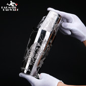 550 ml/850 ml gravējams nerūsējošā tērauda kokteiļu Bostonas stieņa kratītāja stieņa rīks