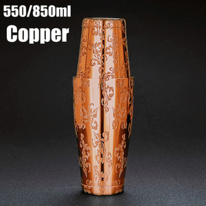 550 ml/850 ml gravējams nerūsējošā tērauda kokteiļu Bostonas stieņa kratītāja stieņa rīks