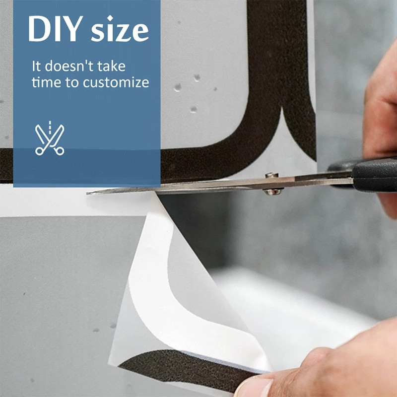 Vandeniui atsparios dušo užuolaidos, atsparios pelėsiui, patvarios vonios sienelės su kabliu Šiuolaikinės spausdintos vonios užuolaidos Vonios kambario priedai