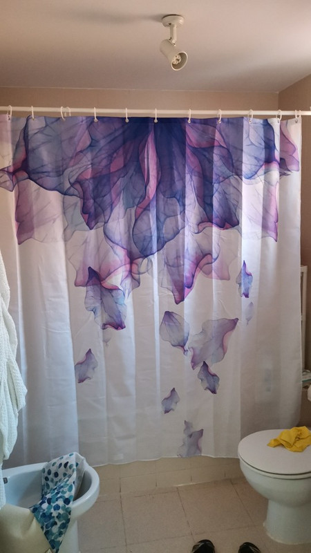 Žalios augalų lapų vynmedžiai Gėlės Dušo užuolaidos Spausdinti Šiuolaikinis Šiaurės šalių minimalistinis polisterinis namų dekoras Vonios užuolaidos su kabliukais