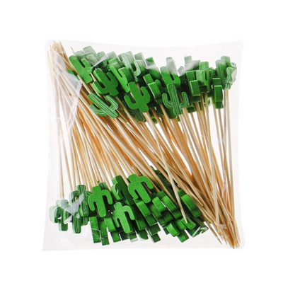 50/100 gab Vienreizējās lietošanas bambusa dakšiņas iesmi Ēdienu cērtes Kūka Deserta salāti Augļu kociņi Priecīgus Ziemassvētkus Mājas dekors Virtuves rīks