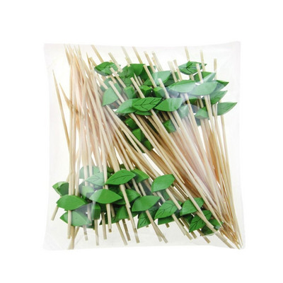 50/100 gab Vienreizējās lietošanas bambusa dakšiņas iesmi Ēdienu cērtes Kūka Deserta salāti Augļu kociņi Priecīgus Ziemassvētkus Mājas dekors Virtuves rīks