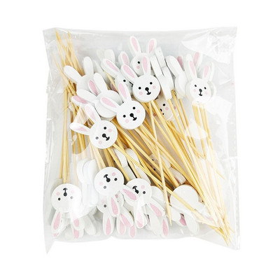 50/100 gab Vienreizējās lietošanas bambusa dakšiņas iesmi Ēdienu cērtes Kūka Deserta salāti Augļu kociņi Priecīgus Ziemassvētkus Mājas dekors Virtuves rīks