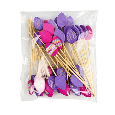 50/100 gab Vienreizējās lietošanas bambusa dakšiņas iesmi Ēdienu cērtes Kūka Deserta salāti Augļu kociņi Priecīgus Ziemassvētkus Mājas dekors Virtuves rīks