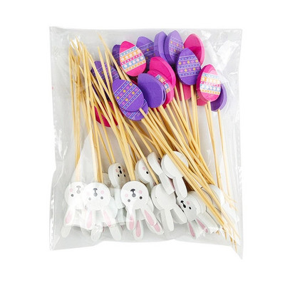 50/100 gab Vienreizējās lietošanas bambusa dakšiņas iesmi Ēdienu cērtes Kūka Deserta salāti Augļu kociņi Priecīgus Ziemassvētkus Mājas dekors Virtuves rīks