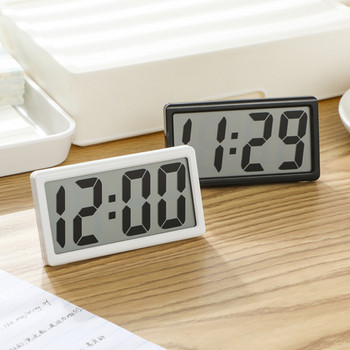 Επιτραπέζιο ρολόι Nordic Επιτραπέζιο ρολόι LCD Ηλεκτρονικό ρολόι μεγάλη γραμματοσειρά για μαθητές Σίγαση επιτραπέζιου ρολογιού επιτραπέζιο ρολόι Ρολόι τοίχου