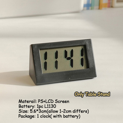 Ceas de masă nordic Ceas de birou LCD Ceas electronic Font mare pentru studenți Ceas de birou mut Ceas de birou Ceas de perete