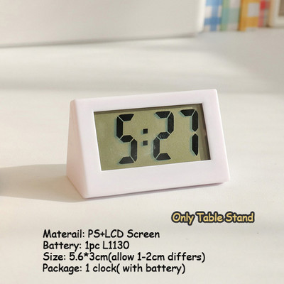 Ceas de masă nordic Ceas de birou LCD Ceas electronic Font mare pentru studenți Ceas de birou mut Ceas de birou Ceas de perete