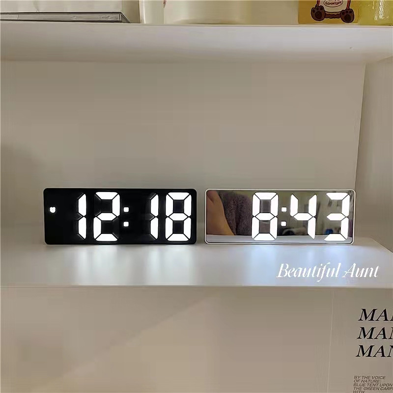 Ceas cu LED Ceasuri cu alarmă digitale de noptieră Masă de birou Ceas digital electronic Ceas de birou Ceas de birou Amânare Ceas cu trezire Ceas cu alarmă