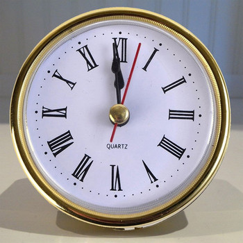 Toy Prop DIY 65mm Clock Craft Quartz Movement Head Insert Ρωμαϊκός Αριθμός Στρογγυλά ρολόγια Αξεσουάρ ρολογιού σιδήρου