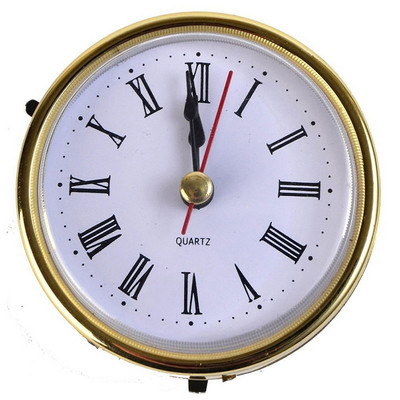 Toy Prop DIY 65mm Clock Craft Quartz Movement Head Insert Ρωμαϊκός Αριθμός Στρογγυλά ρολόγια Αξεσουάρ ρολογιού σιδήρου