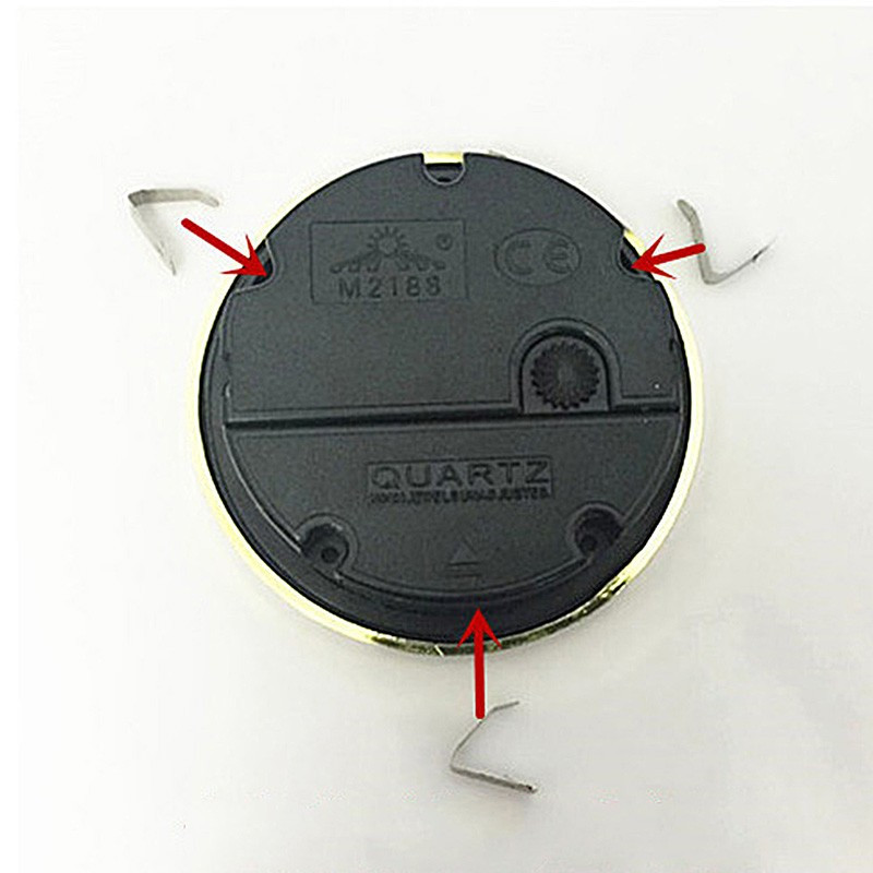 Jucărie Prop DIY 65mm Ceas Artizanat Mișcare cu cuarț Cap Inserție Numere Romane Ceasuri rotunde Accesorii pentru ceas de fier