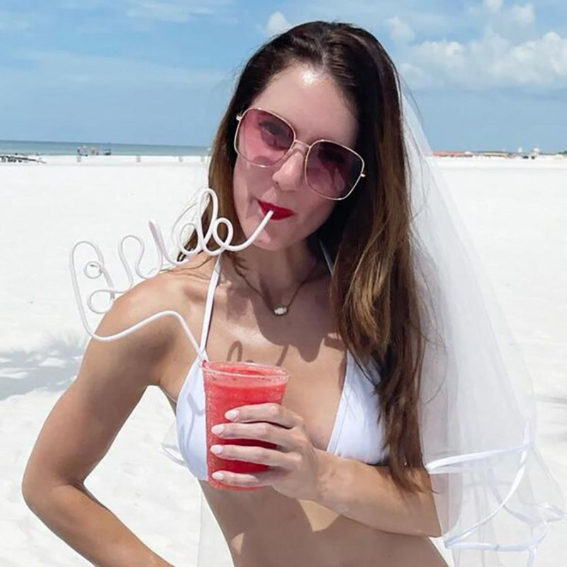 Smiješno kreativno 3D slovo Tubularis Dekoracije za zabave Preslatke unikatne slamke Potrepštine za svadbenu večeru na veliko