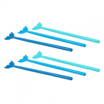 6 tk / komplekt kohvisegaja segamisvarras, pleekimist takistav segamisvarras pika käepidemega vaalasaba kujuga segamisvarras kaasaskantav segamisvarras