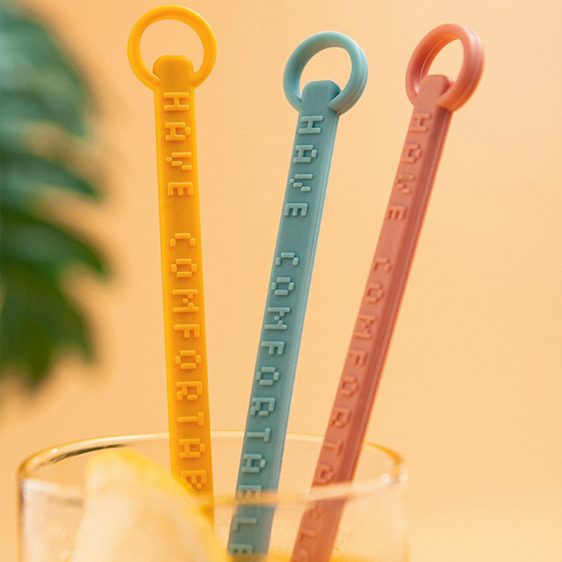 Maisīšanas nūja Silikona Kafijas Maisītājs Kafejnīca Bārs Festivāls Restorāns Virtuve Rokas sīkrīki Maisīšanas stienis Tumši zils