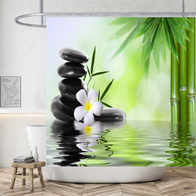 Cute Dinosaur Funny Κουρτίνα μπάνιου Αδιάβροχη Γάτα Πράσινα Φύλλα Ύφασμα Παστέλ Κουρτίνες Πόρτας Τουαλέτας Μοντέρνα Μαρμάρινα Cortina