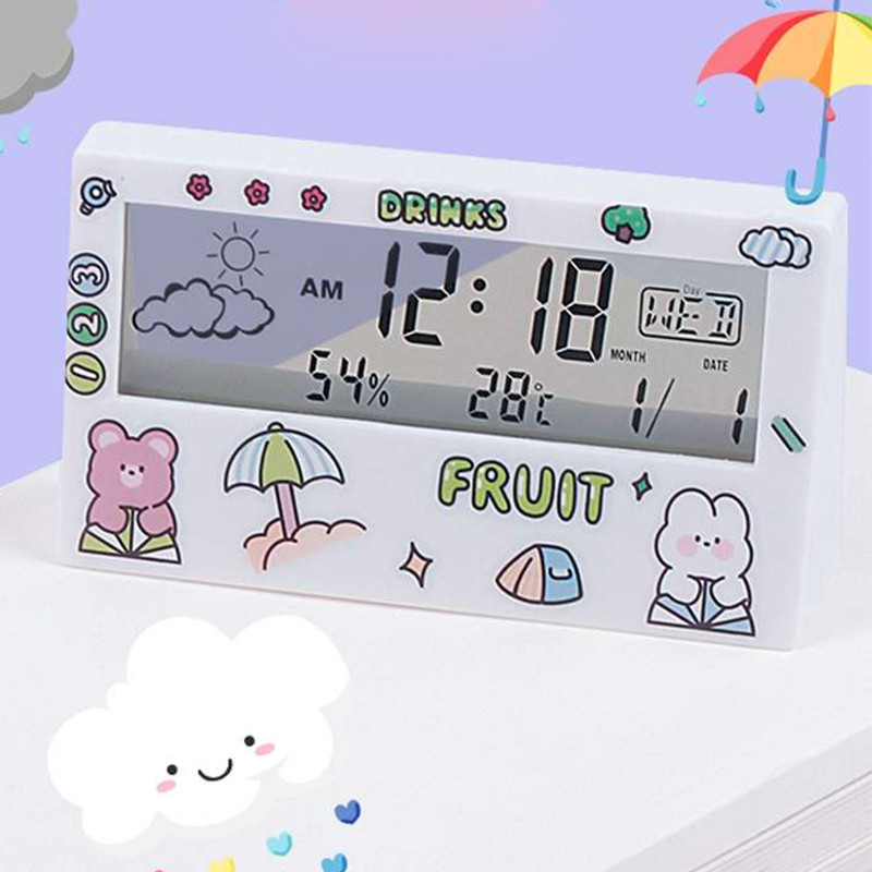 LED digitális intelligens ébresztőóra némítás naptár asztali elektronikus asztali órák hőmérséklet elemmel működő elektronikus asztali órák