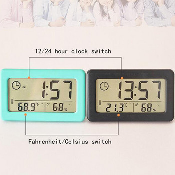 Ρολόι Ψηφιακό με Θερμόμετρο Υγρασίας Ρολόι τοίχου Επιτραπέζιο Ηλεκτρονικό Ρολόι Ρολόι Επιτραπέζιο Ρολόι για Παιδικά Ρολόγια Κρεβατοκάμαρας