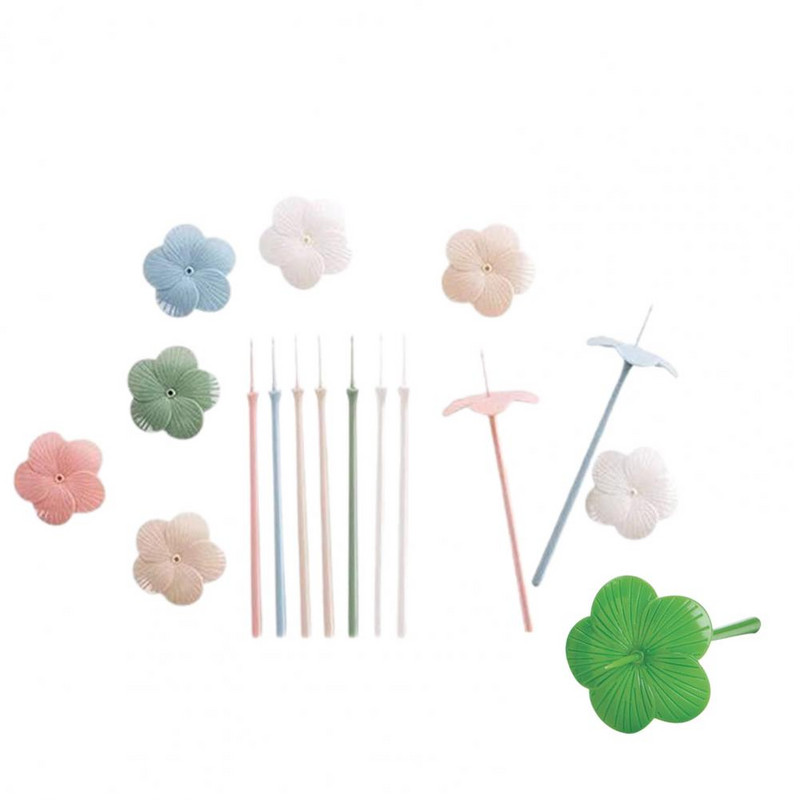 10 kom Fruit Picks Food Grade Kreativni oblik Glatki rub Višenamjenska dekorativna plastična Bento kutija za ručak Vilice za voće