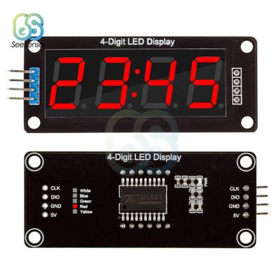 TM1637 0,56" 0,56 inča 4-znamenkasti digitalni sat LED zaslonska cijev 7 segmenata LED sat modul s dvostrukim točkama za Arduino