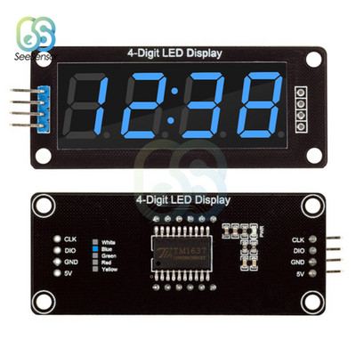TM1637 0,56" 0,56 inča 4-znamenkasti digitalni sat LED zaslonska cijev 7 segmenata LED sat modul s dvostrukim točkama za Arduino
