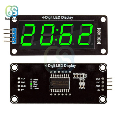 TM1637 0,56" 0,56 inča 4-znamenkasti digitalni sat LED zaslonska cijev 7 segmenata LED sat modul s dvostrukim točkama za Arduino