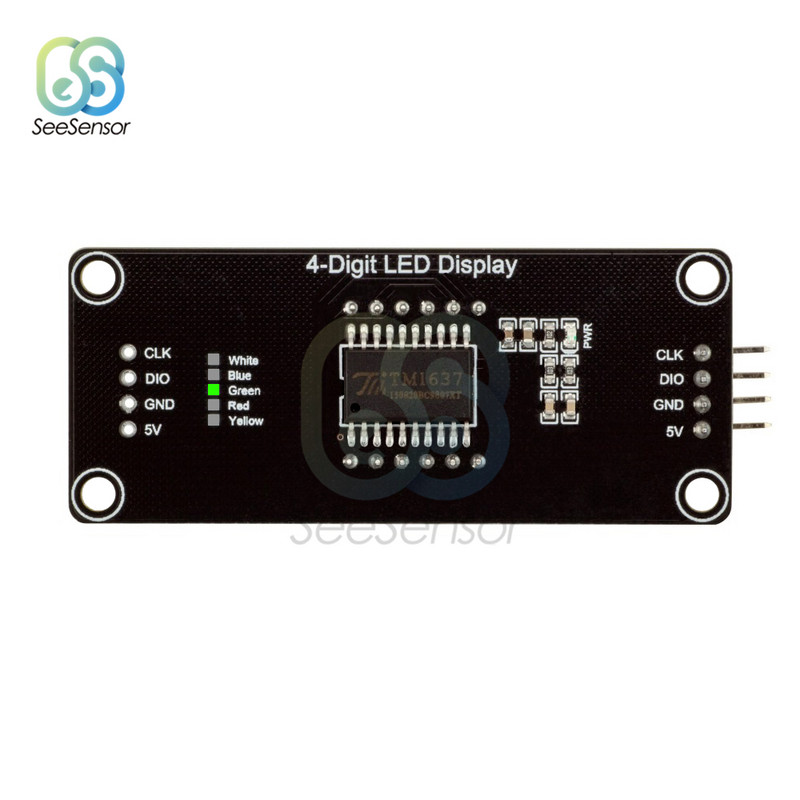 TM1637 0,56" 0,56 inča 4-znamenkasti digitalni sat LED zaslonska cijev 7 segmenata LED sat modul s dvostrukim točkama za Arduino