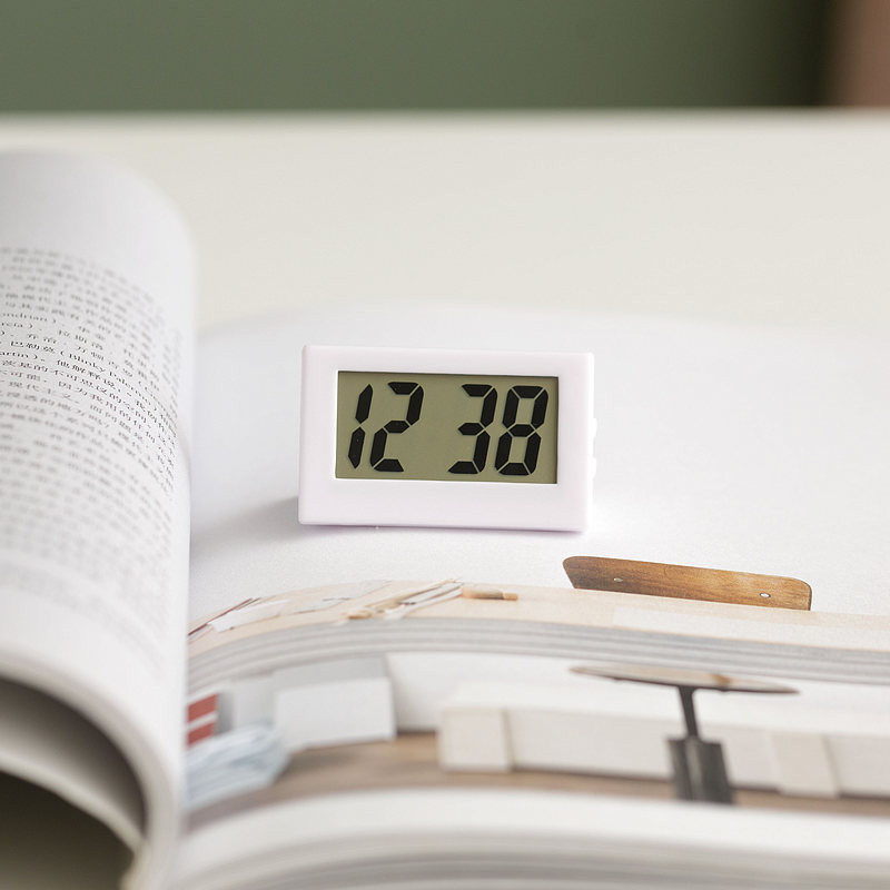 Dormitor Ceas electronic simplu, mic, portabil, bătrân, masă cu cuvinte mari, examen pentru studenți, ceas de birou, mini acasă, LCD, digital 1buc