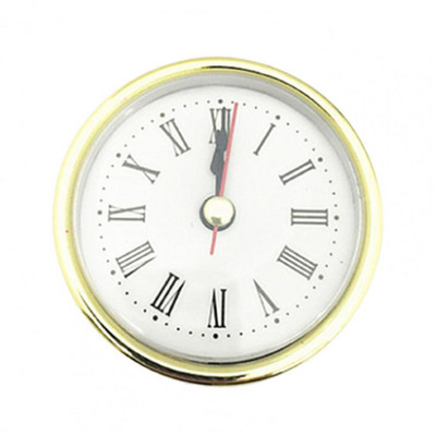 1 комплект кварцов часовник с вложка Привличащи вниманието пластмасови мини кварцови часовници с висока издръжливост Консумативи за дома