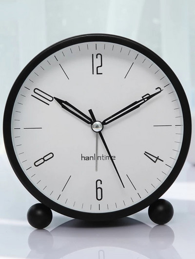 Radošs Modinātājs Kluss Gaismas Pulkstenis pie gultas Mode Moderns Minimālisma Metāla Guļamistabas Maza Pulksteņa Galda dekors 스피커