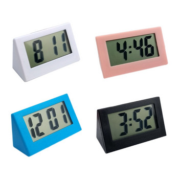 A0NA Mini for TRIANGLE for TIME Clock Μικρά ψηφιακά ρολόγια Διακόσμηση επιτραπέζιου υπολογιστή για το σπίτι Παιδικό δωμάτιο Διακοσμητικό κρεβάτι