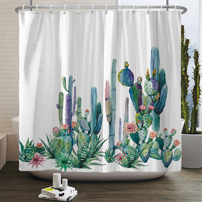 Perdeau de duș cu flori cu imprimare florală lalele, țesătură din poliester, perdea de baie cu cârlige, perdea decorativă 180x180cm