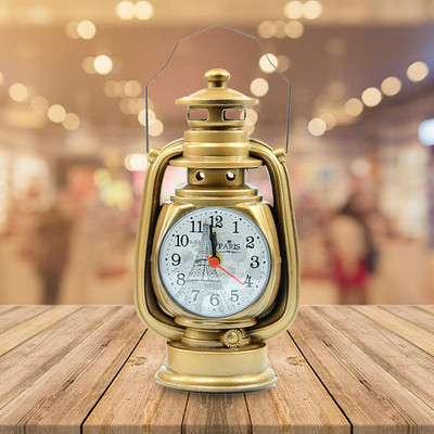 Starinska uljanica Budilica Na baterije Klasični ukrasni predmeti Ukrasni stolni sat za policu u spavaćoj sobi
