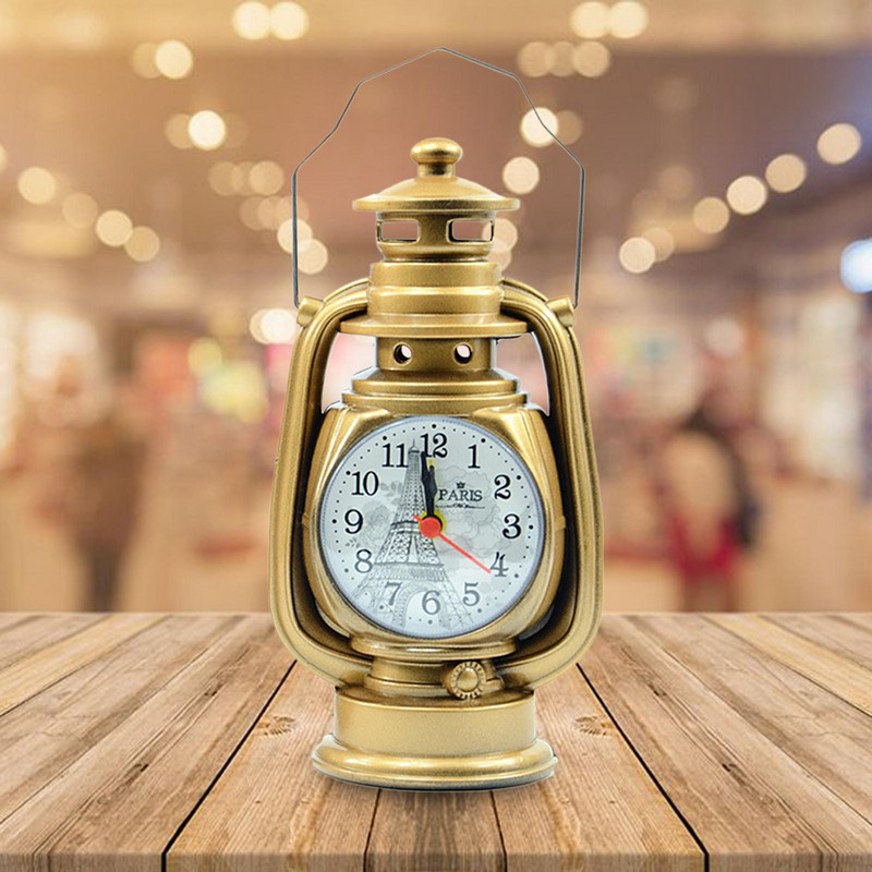 Starinska uljanica Budilica Na baterije Klasični ukrasni predmeti Ukrasni stolni sat za policu u spavaćoj sobi