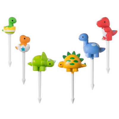 10gab/komplekts Mini iesmi Jauki multfilmas Eyes Kawaii Pusdienas Bento Box Ēdiens Augļu cērtes Dakšu Sticks Bufete Sviestmaižu pildītāji Dekorācija