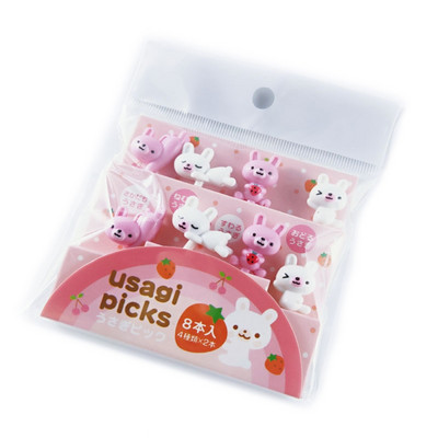 10gab/komplekts Mini iesmi Jauki multfilmas Eyes Kawaii Pusdienas Bento Box Ēdiens Augļu cērtes Dakšu Sticks Bufete Sviestmaižu pildītāji Dekorācija