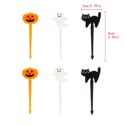 10gab/komplekts Mini iesmi Jauki multfilmas Eyes Kawaii Pusdienas Bento Box Ēdiens Augļu cērtes Dakšu Sticks Bufete Sviestmaižu pildītāji Dekorācija