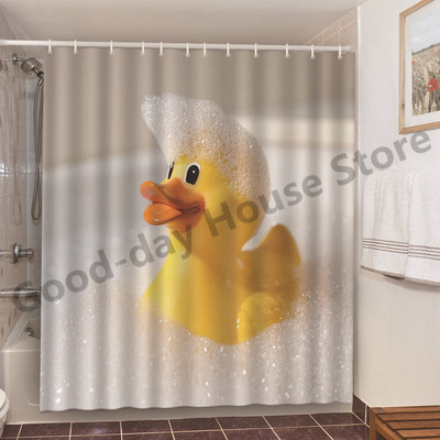 Smiješne zavjese za kupaonicu za tuširanje Slatki dinosaurusi za kadu Vodootporna mačja životinjska tkanina Pastelna vrata WC-a Perive zavjese Cortina kuke