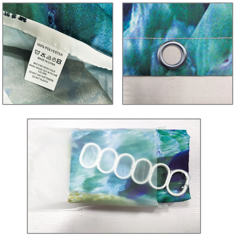 Smiješne zavjese za kupaonicu za tuširanje Slatki dinosaurusi za kadu Vodootporna mačja životinjska tkanina Pastelna vrata WC-a Perive zavjese Cortina kuke