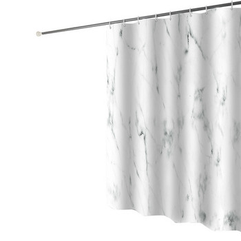 Удебелена водоустойчива завеса за душ Устойчива на мухъл Проста завеса за баня Покривало за баня Мраморен печат Екологично зареден