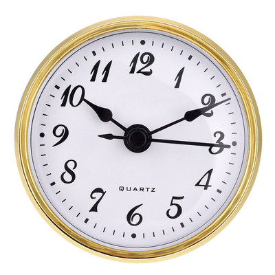 Promjer lica 80 MM Srebrni obruč Kvarcna glava sata za ugrađeni sat DIY stolni sat