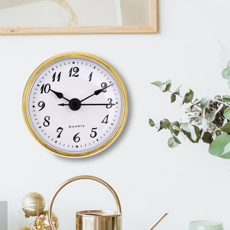 Promjer lica 80 MM Srebrni obruč Kvarcna glava sata za ugrađeni sat DIY stolni sat