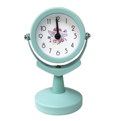 Retro stolni sat Okretni stolni sat Jednostavan slatki stil Kreativno uređenje doma Spavaća soba Studentski dom Sat uz noćni krevet