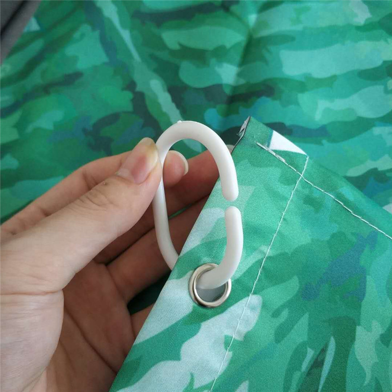 Zaļa zaļa lapotne vannas istabas komplekts ar dušas aizkariem, balti mati, sieviete ar mākslu apdrukātu dušas aizkaru ūdensizturīgs poliestera vannas ekrāns 180