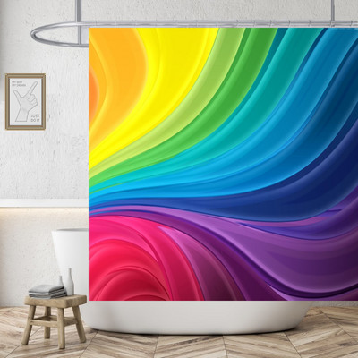 Obnažite seksi ženu Bijela zavjesa za tuširanje Vodootporna visokokvalitetna poliesterska tkanina za plažu Periva originalna Cortinas kućna dekoracija