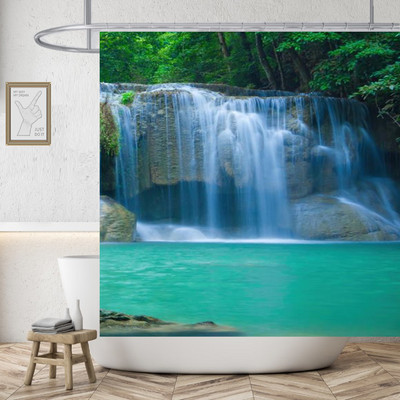 Obnažite seksi ženu Bijela zavjesa za tuširanje Vodootporna visokokvalitetna poliesterska tkanina za plažu Periva originalna Cortinas kućna dekoracija