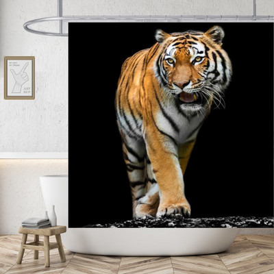 Obnažite seksi ženu Bijela zavjesa za tuširanje Vodootporna visokokvalitetna poliesterska tkanina za plažu Periva originalna Cortinas kućna dekoracija