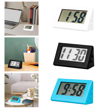 Επιτραπέζιο ρολόι οθόνη LCD Λειτουργία σίγασης Σταθερός αριθμός για διάφορες περιστάσεις Διακόσμηση επιτραπέζιου σπιτιού Μελέτη κουζίνας