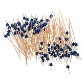 100 komada Zvjezdani izbori za koktele Mješalica za piće Voćna torta Pirate za voće Štapići za hranu Vjenčanje Rođendan Noć vještica Božićna dekoracija