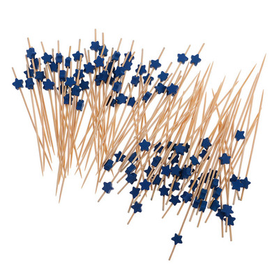 100 komada Zvjezdani izbori za koktele Mješalica za piće Voćna torta Pirate za voće Štapići za hranu Vjenčanje Rođendan Noć vještica Božićna dekoracija